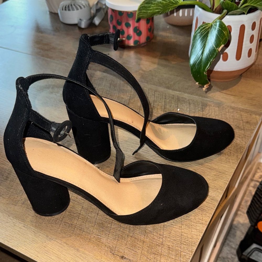 Black heels